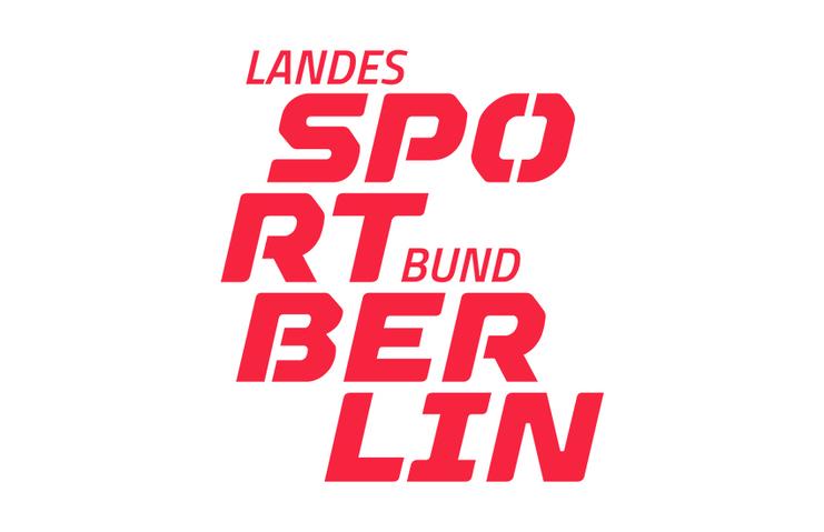Landessportbund Berlin Logo auf weißem Hintergrund